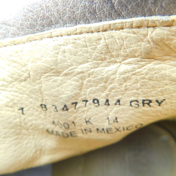 FRYE Brown Leather Tabitha Harness Short Block Heel Ankle Boots 7 - Picture 8 of 9